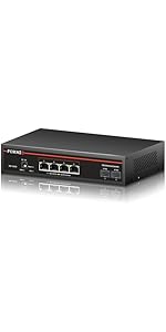 Amazon.co.jp: FOXNEO 10gbps スイッチングハブ 8ポート(全て10G